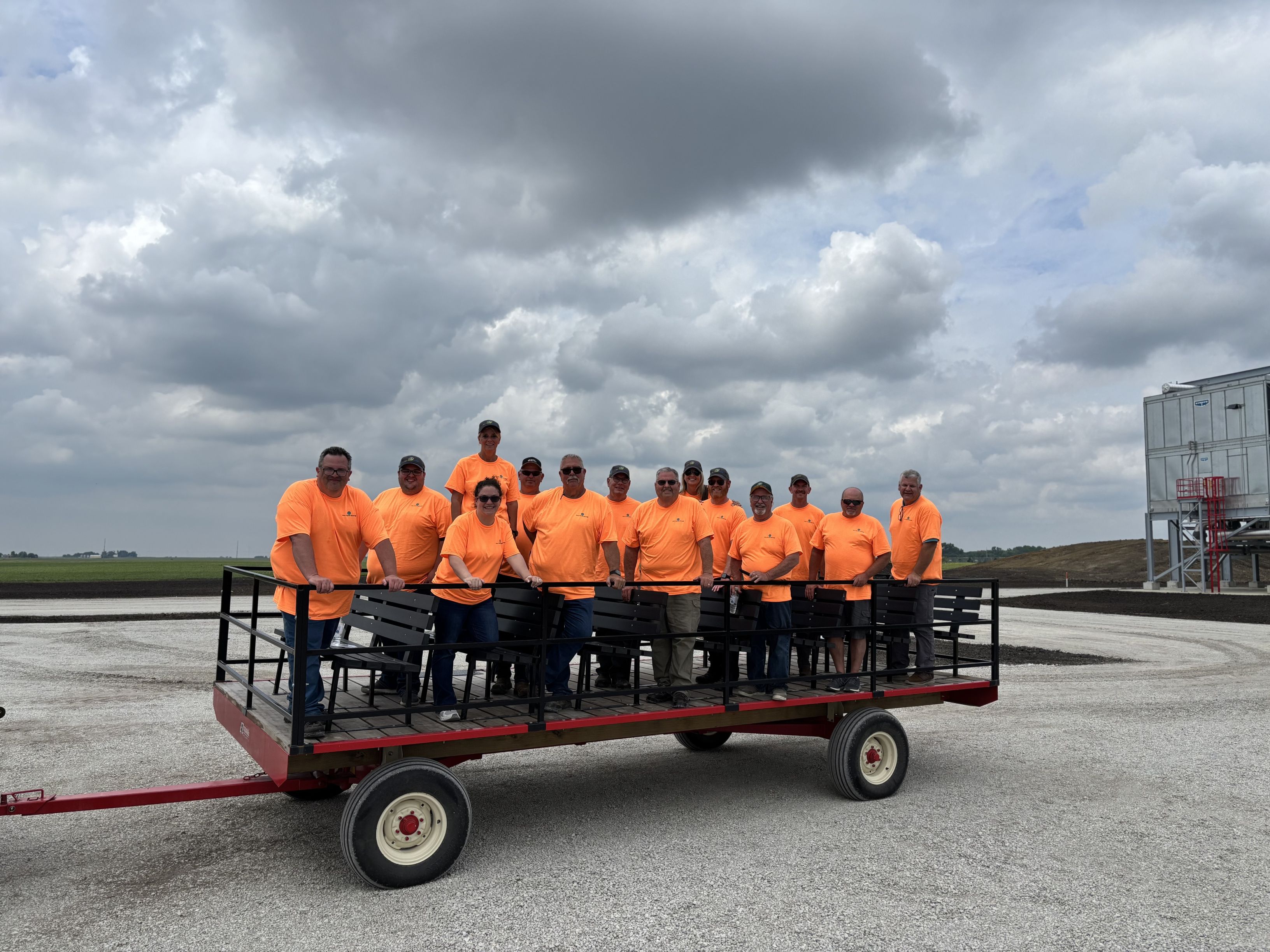one earth energy staff in a wagon